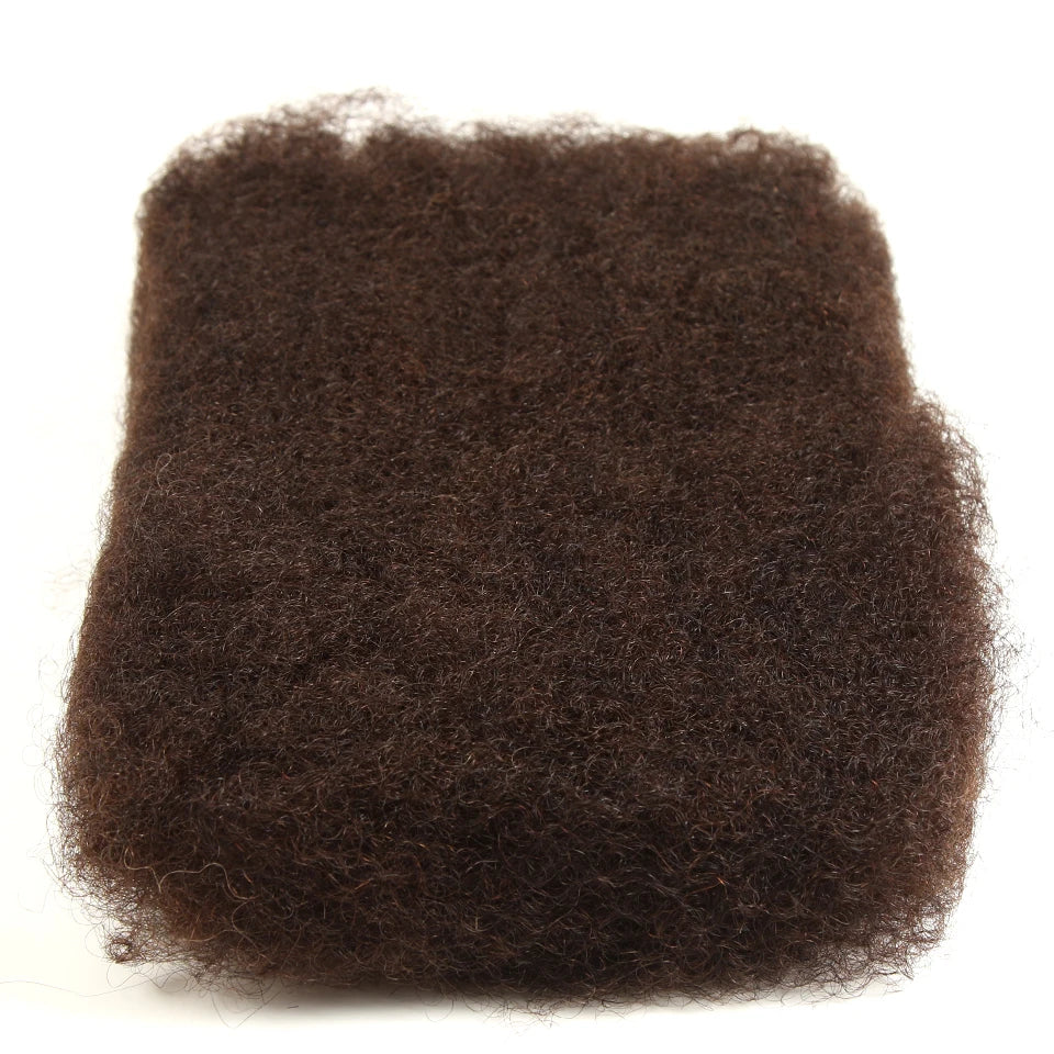 Tresses torsadées de couleur naturelle QVR, cheveux brésiliens Remy sans trame, Afro crépus, en vrac, pour tressage, 1 paquet de 50 g/pièce