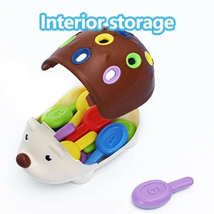 Jouets sensoriels hérisson pour tout-petits, jouets à motricité Fine Montessori, jouets éducatifs de voyage sensoriels pour bébés âgés de 1 2 3 4 ans