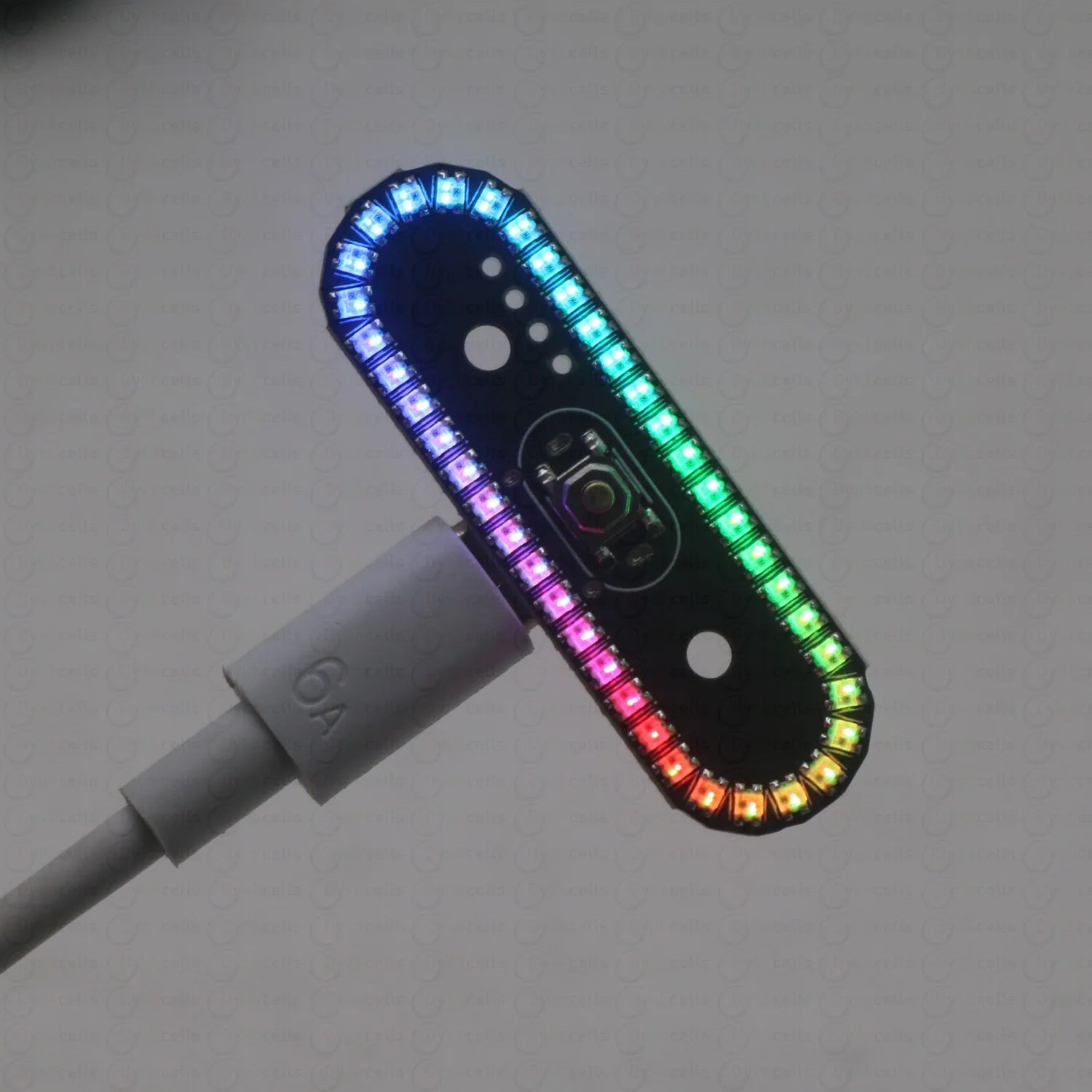 Feu arrière coloré à 8 modes, modèle de flux lumineux LED sans fil, clignotant, dégradé de respiration, lampe rotative pour véhicules RC, avion, Drone