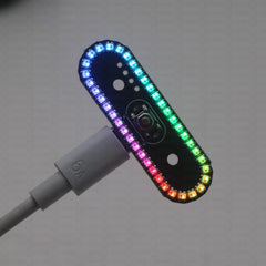 Feu arrière coloré à 8 modes, modèle de flux lumineux LED sans fil, clignotant, dégradé de respiration, lampe rotative pour véhicules RC, avion, Drone