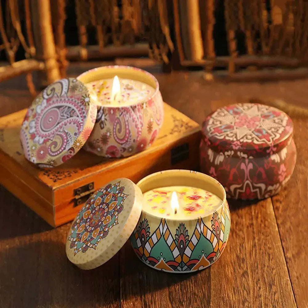 Bougies d'aromathérapie séchées sans fumée |   Utilisé pour les baignoires et le yoga |   Cadeaux de gratitude pour Noël, anniversaires et fête des mères