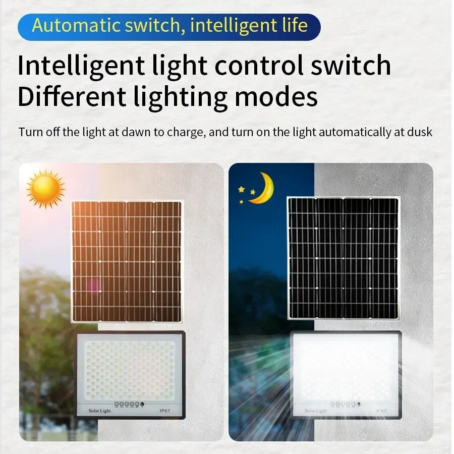 Lampes de jardin LED extérieures à énergie solaire – Spot mural étanche IP67 pour paysage, façades de construction et éclairage de secours