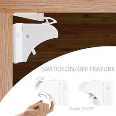 Serrure de sécurité magnétique pour bébé, porte d'armoire à tiroirs auto-adhésive, limiteur magnétique à Induction Invisible, serrure d'armoire de Protection pour bébé