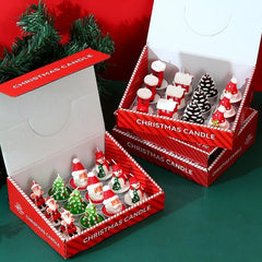 Bougies d'anniversaire sans fumée, 12 pièces, fournitures de décoration de noël, atmosphère, fabrication de bougies de noël, parfums, huile paraffine