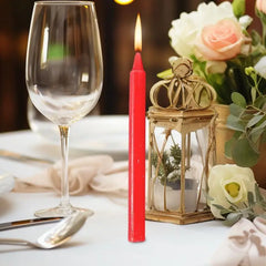 Bougies coniques 10X cire naturelle non parfumée, fournitures de survie, bougies coniques courtes pour la maison, pour les célébrations de bénédiction de mariage