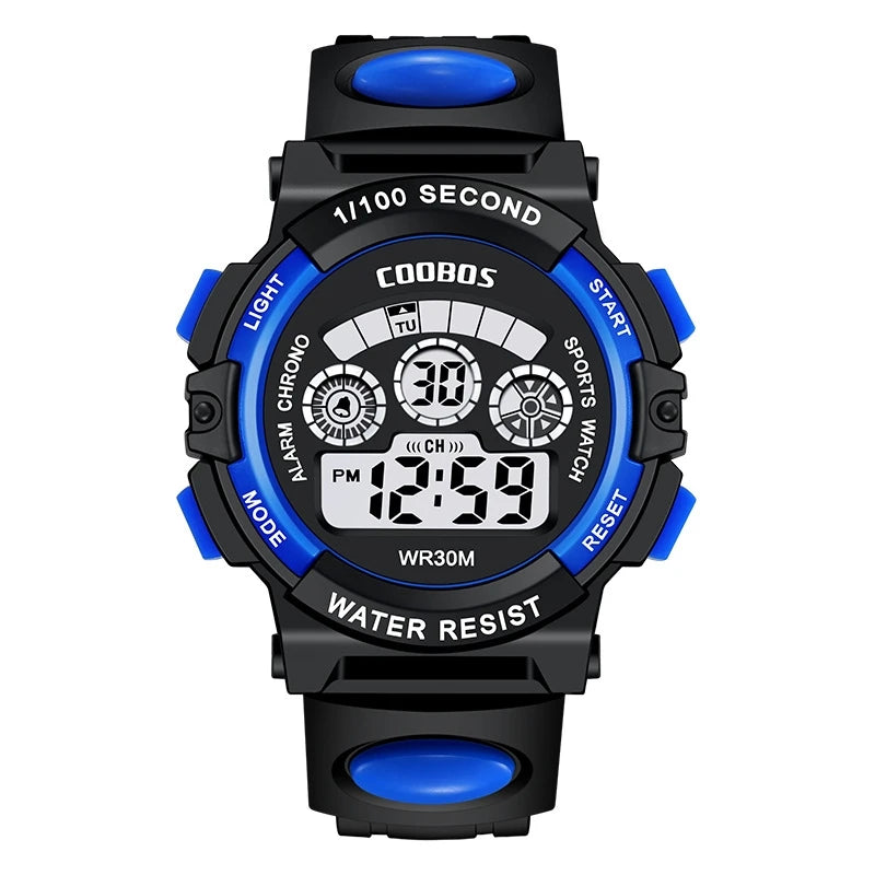 Sport enfants montres mode LED montres numériques pour enfants bracelet en Silicone étanche lumineux filles garçons horloge cadeau reloj niNo