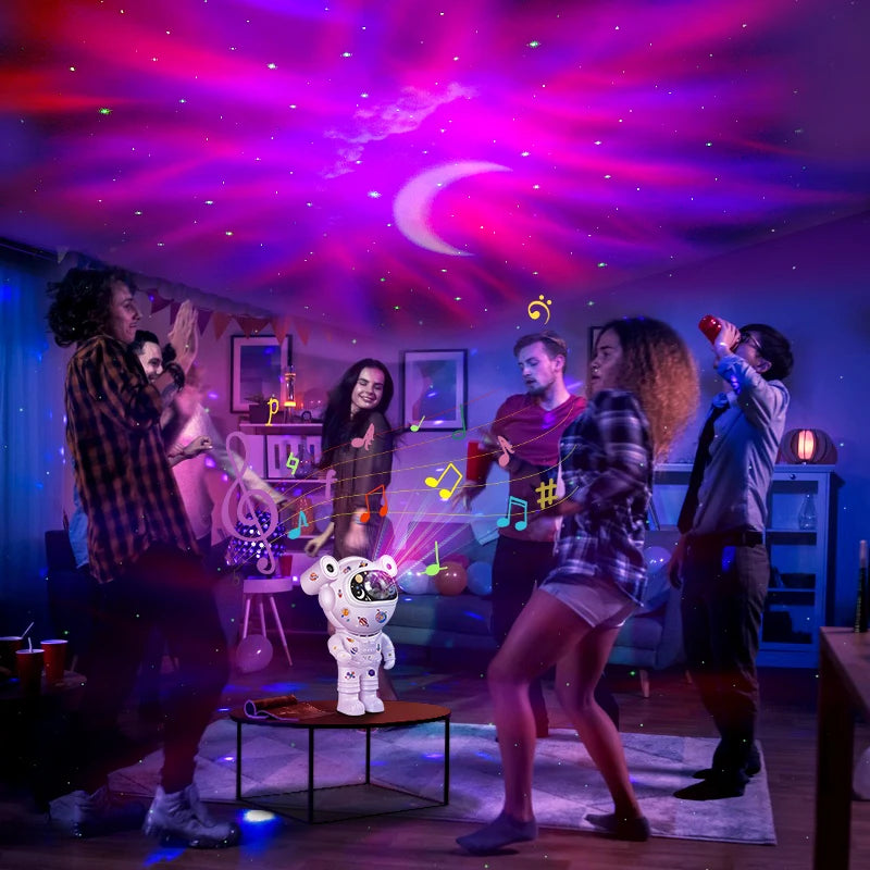 Projecteur d'étoiles pour enfants, veilleuse avec télécommande, conception réglable à 360 °, astronaute, nébuleuse, galaxie, éclairage pour enfants