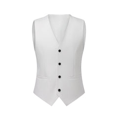 Costume blanc trois pièces pour hommes, Anti-rides, sans fer, costume formel d'affaires en fourrure antiadhésive, vêtements de travail sur le lieu de travail quatre saisons Dr
