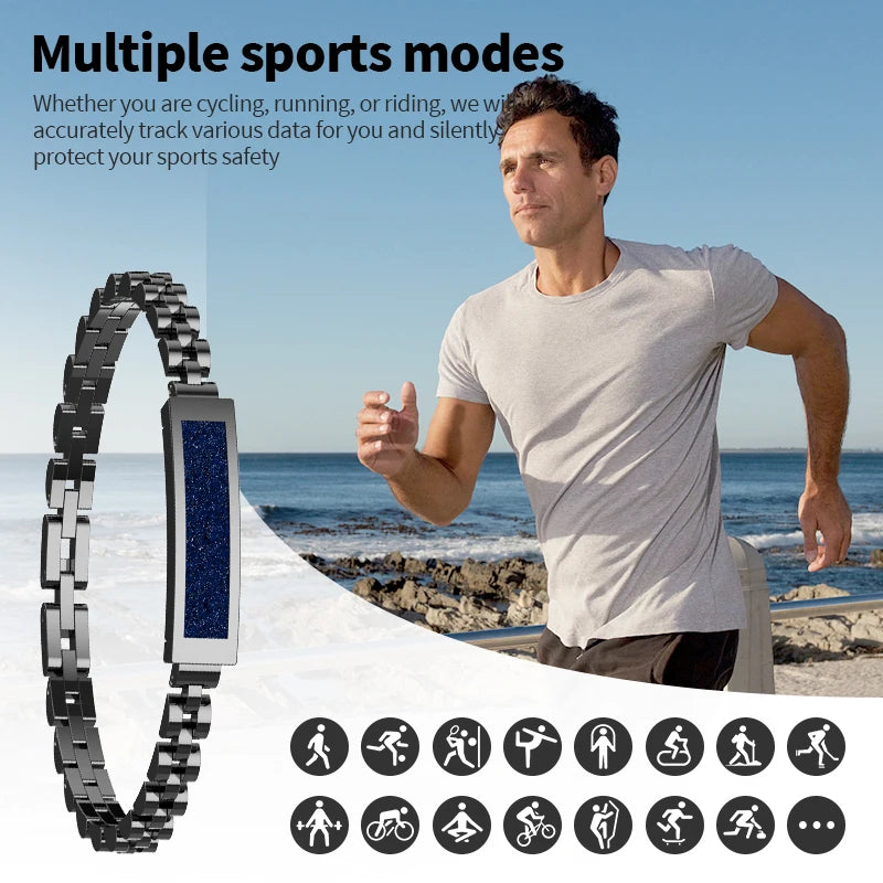 2025 nouvelle montre intelligente podomètre santé Bracelet intelligent femmes hommes sport Fitness étanche fréquence cardiaque surveillance du sommeil bracelets