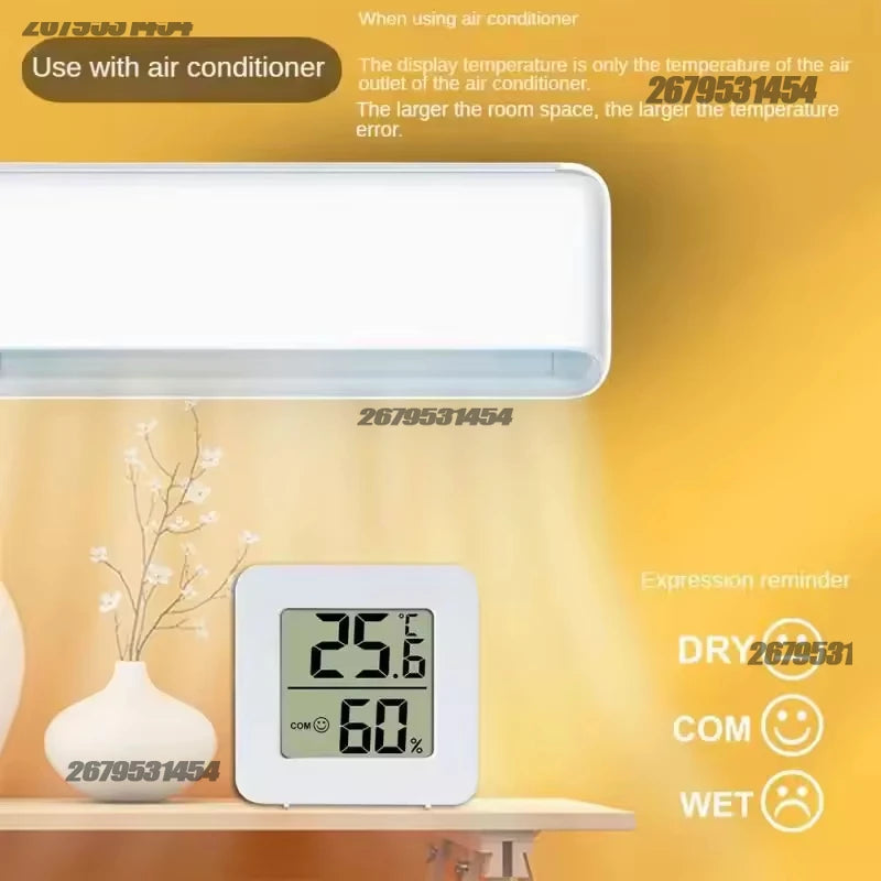 Thermomètre numérique intérieur Mini LCD hygromètre thermomètre intérieur ménage humidité mètre affichage numérique capteur mural