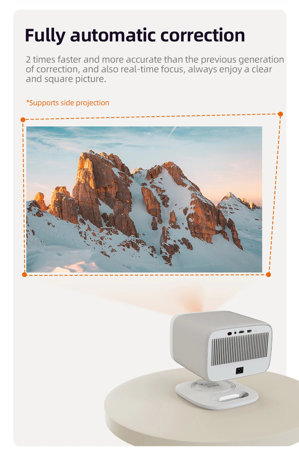 Projecteur d'origine Lenovo Xiaoxin 100P 1140 ANSI mise au point automatique Wifi6 cinéma maison intelligent 360 PTZ Support projecteur Portable 4K HD
