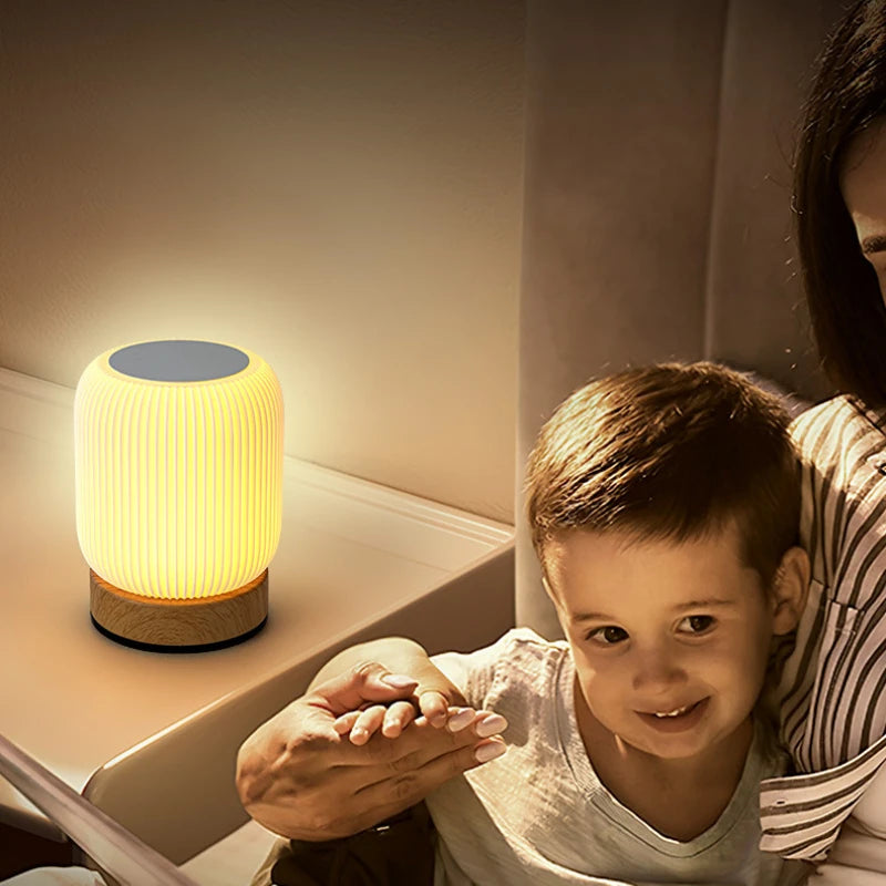 Veilleuse tactile lampe pour chambres salon Portable réglable 3 températures de couleur lampes de chevet lampes de Table rechargeables