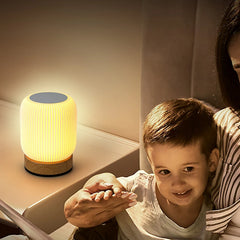 Veilleuse tactile lampe pour chambres salon Portable réglable 3 températures de couleur lampes de chevet lampes de Table rechargeables