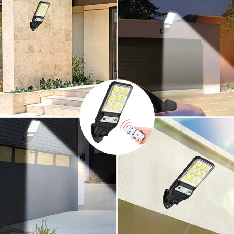 Puissant LED solaire extérieur LED cour applique murale 3 Modes corps humain Induction jardin terrasse porte de Garage éclairage public