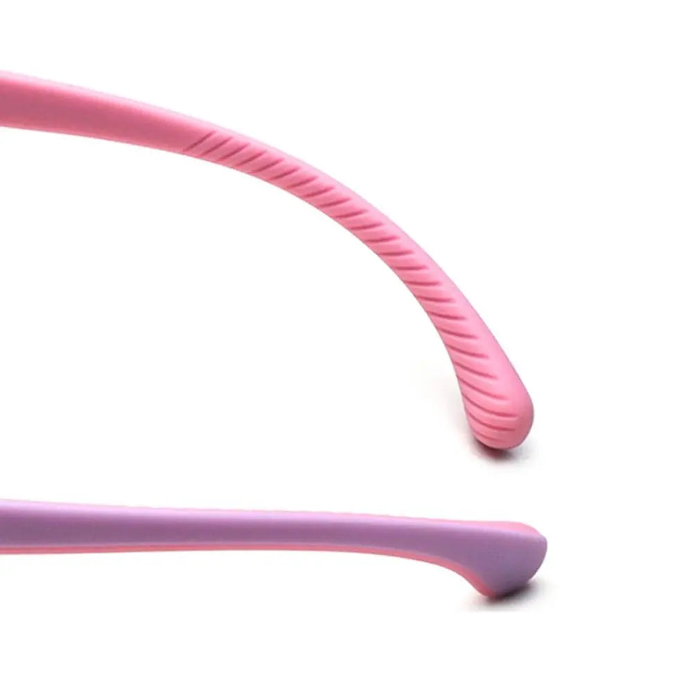 Children's blue light blocking glasses, silicone, for boys and girls, for computer use, ultra-lightweight, square, transparent