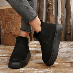 2025 nouvelles bottes de neige à semelles épaisses pour femmes en peluche chaude marque de luxe bottines de créateur hiver Mujer Botas nouvelles bottines pour femmes