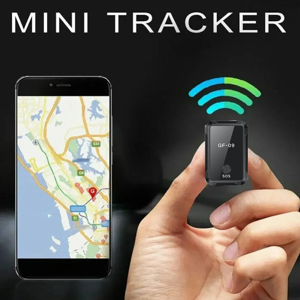 GF09 Mini traceur GPS localisateur de voiture suivi en temps réel localisation enregistrement vocal dispositif de positionnement Anti-perte pour enfant chien de compagnie