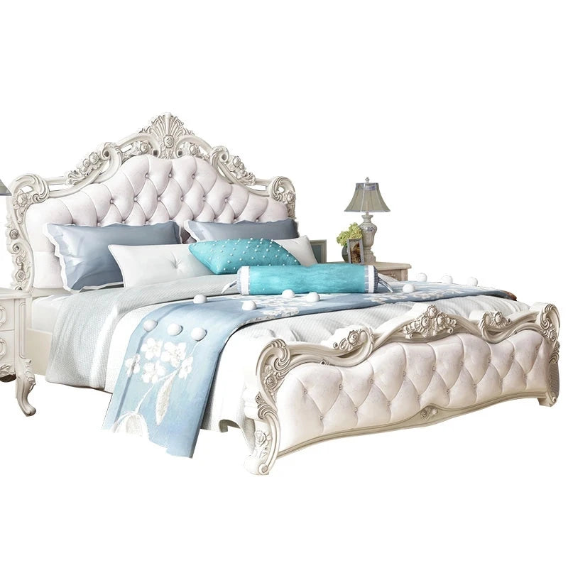 Ensemble de chambre à coucher design moderne princesse pour filles, literie double haut de gamme, luxe, meubles nordiques existants