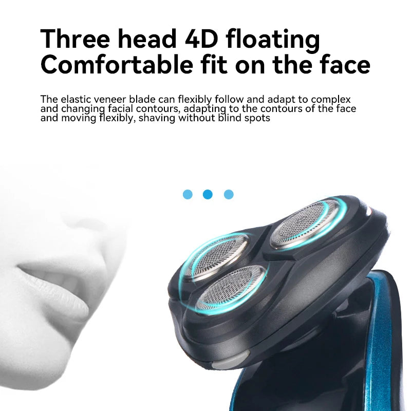 Xiaomi rasoir hommes Usb rasoir électrique puissant tondeuse à barbe Portable rasoir électrique Rechargeable étanche Machine à raser
