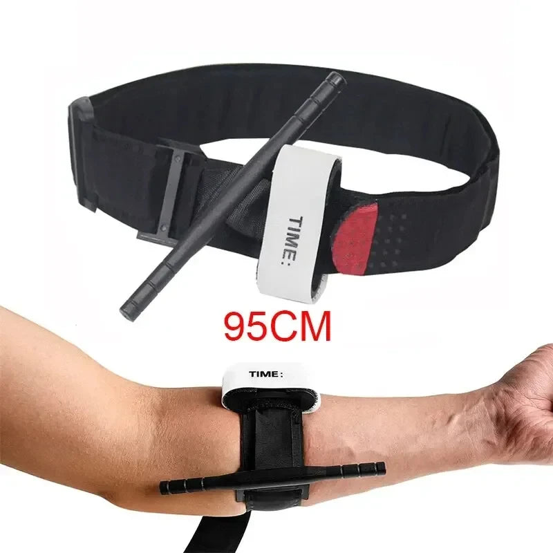 Garrot médical de Combat 65cm/75cm/95cm, garrot tactique militaire d'urgence avec stylo, équipement de Camping de premiers secours
