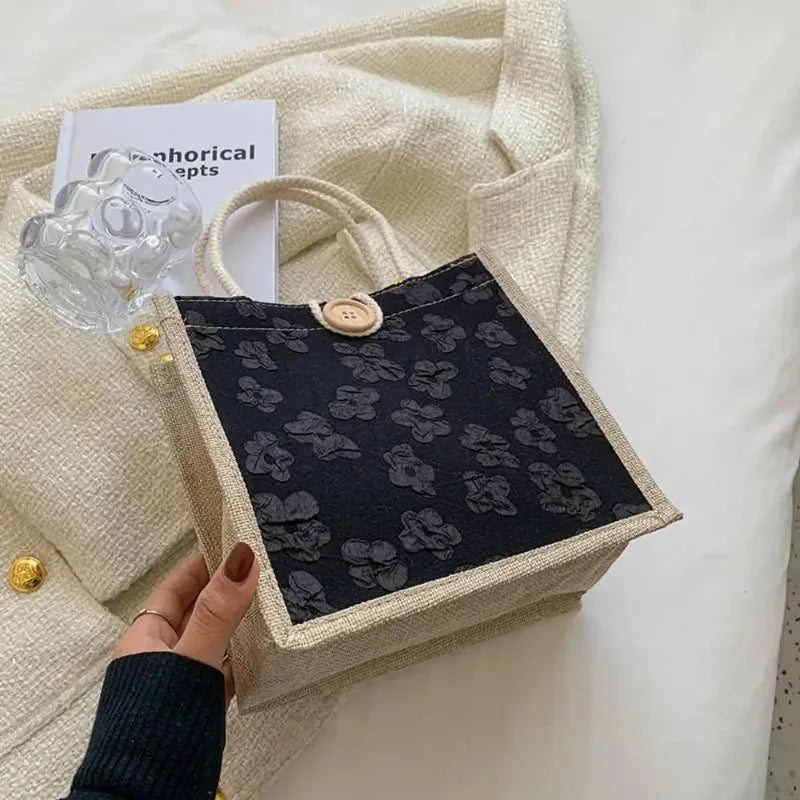 2025 sacs en lin sac à main pour femmes Shopper sac fourre-tout sac de créateur de mode pratique grande capacité pour voyage sac d'épicerie