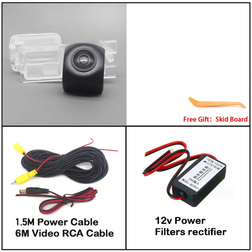 Caméra de recul pour Ford Escape Kuga C520 2013 2014 2015 2016 2017 2018 2019, Vision nocturne Full HD, CCD, objectif Fish Eye