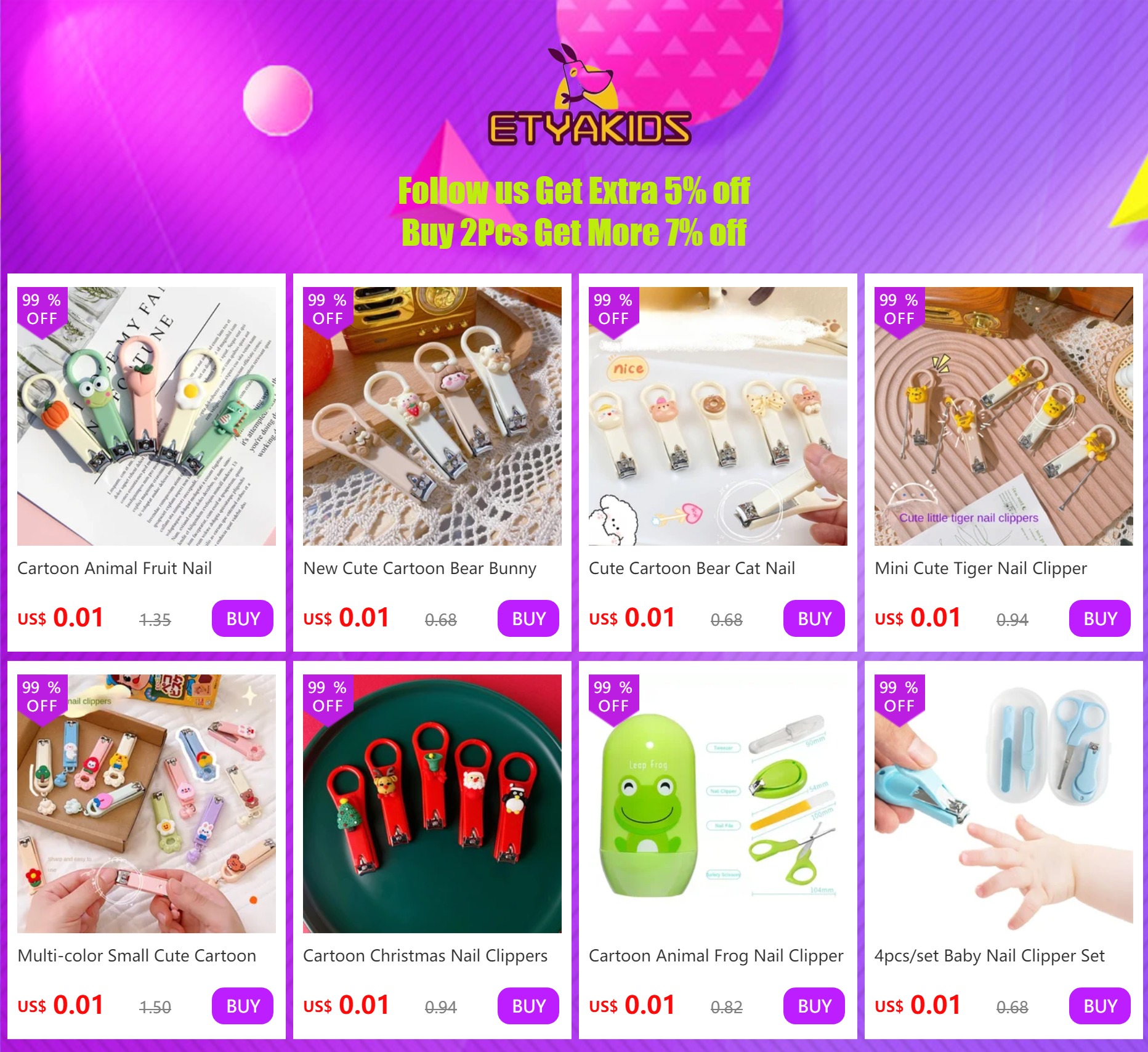 Ensemble de coupe-ongles pour enfants, ciseaux et limes, petit coupe-ongles, outils de soins pour bébé, articles de soin pour bébé, 4 pièces par ensemble