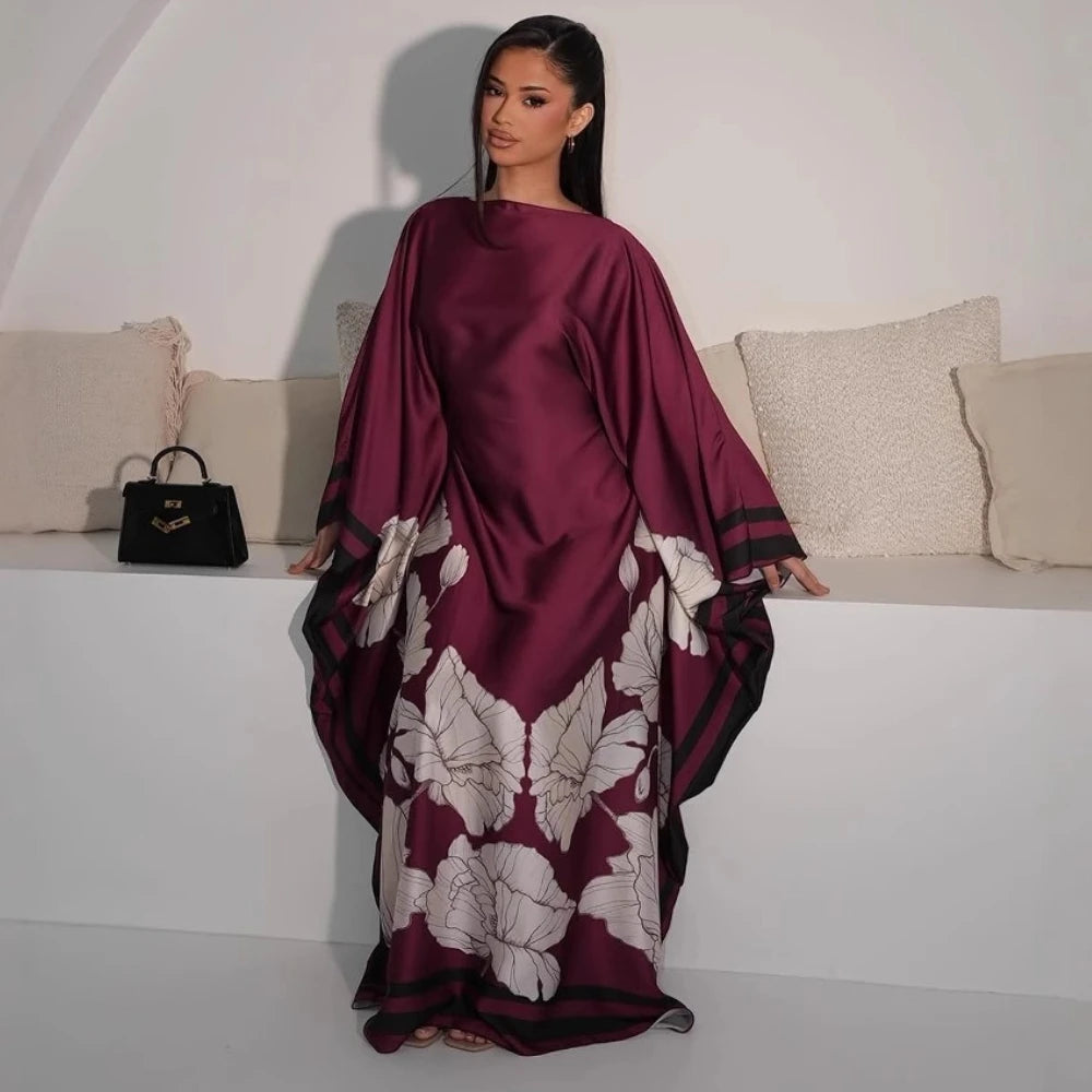 Ramadan Kebaya Muslim Abaya Damen Dubai Luxury Caftan African Dresses for Women Turkey Islam Moroccan Caftan Muslim Women's Dress