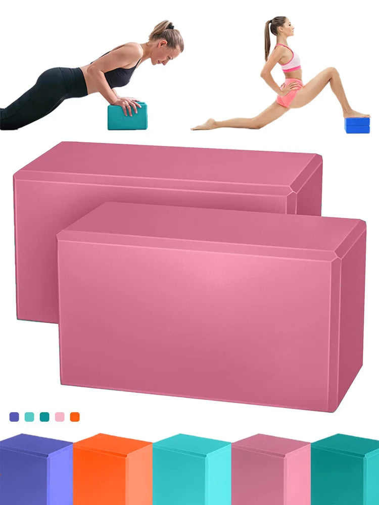 Blocs de Yoga, brique en mousse pour gymnastique, Pilates, exercice d'entraînement, Fitness, traversin, coussin d'étirement, façonnage du corps, Cubes de construction