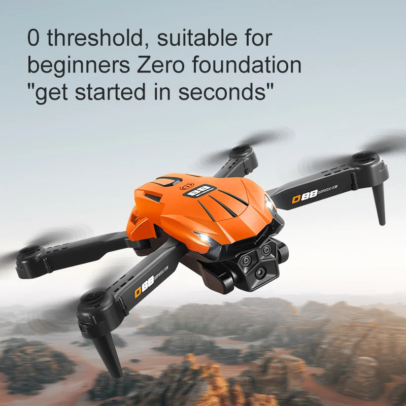 Xiaomi D88 Drone HD 8K double caméra photographie aérienne professionnelle flux optique vol stationnaire geste tir pliable quadrirotor ﻿