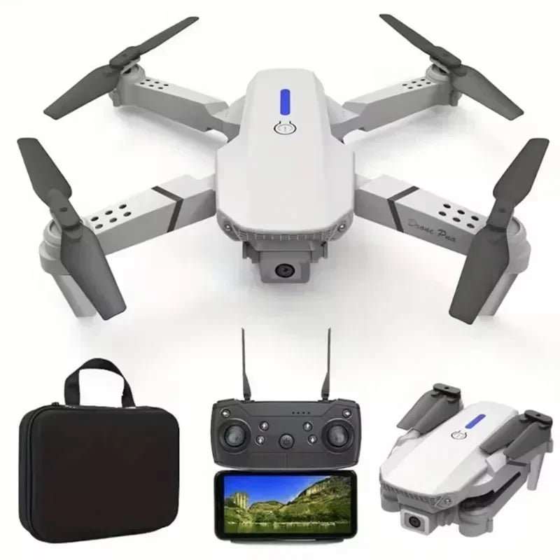 Elite E88 2024 RC Drone – 4K Ultra HD Camera | Foldable and Portable | Altitude Hold | Perfect Gift for Adults and Children