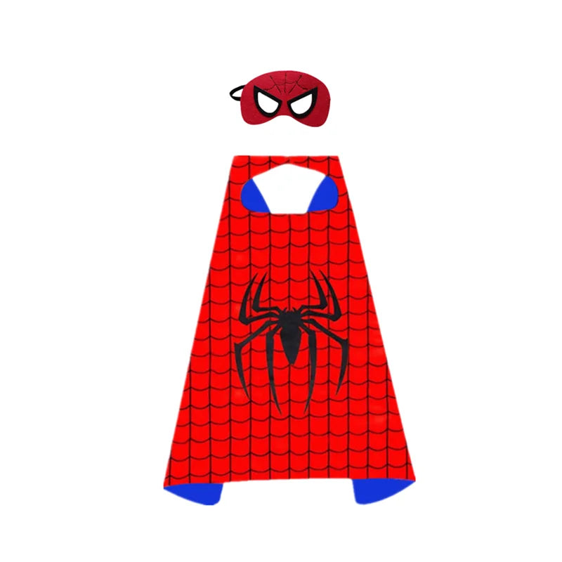 Capes de super-héros pour enfants de 3 à 10 ans, cadeaux pour garçons, Costumes habillés de dessin animé, fournitures de fête, cadeaux de pâques