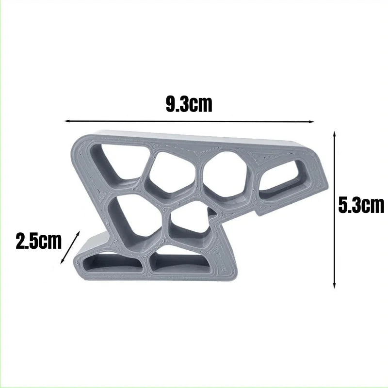 Window/balcony door stop with rail lock, heavy-duty door stop, non-slip door wedge, wall protector, easy installation/removal