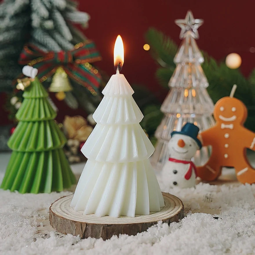 Bougies parfumées pour arbre de Noël fabriquées à la main |   Ornement festif créatif et cadeau parfait pour les amateurs de Noël |   Décor parfumé de qualité supérieure
