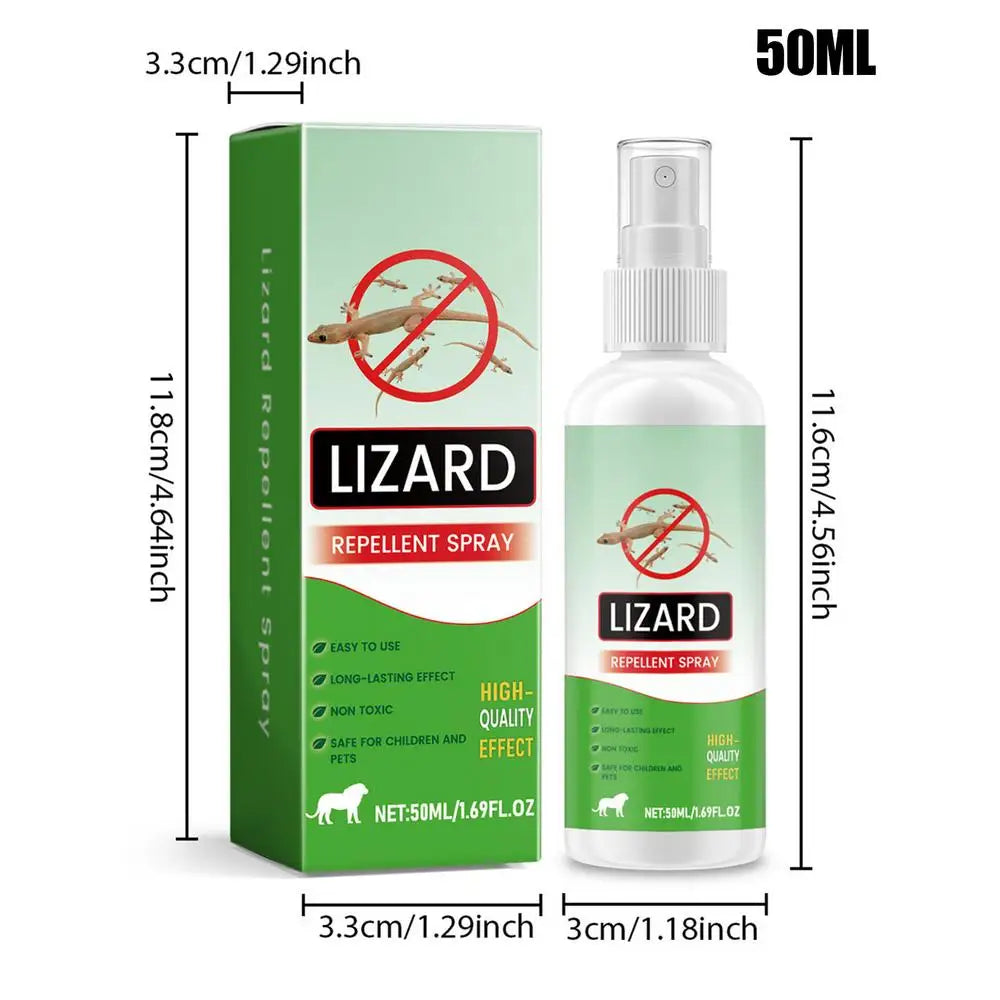 Répulsif pour rongeurs d'intérieur, 50ml, répulsif pour lézards, huile de lavande, Spray Gecko, puissant, dissuasion des reptiles, répulsif sûr pour animaux de compagnie