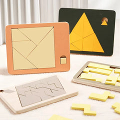 Puzzles géométriques en bois défi Impossible combustion du cerveau décompression esprit casse-tête Puzzle pour adultes enfants
