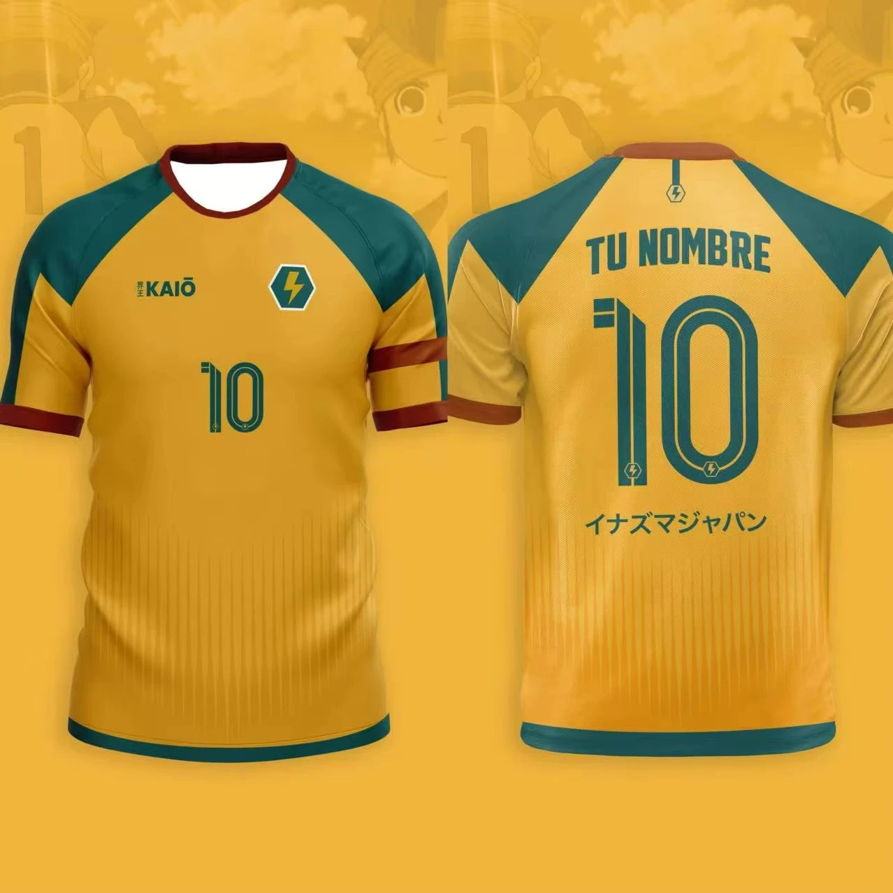 Jersey Anime Football Inama onze Joint impression 3D T-shirt hommes femmes mode surdimensionné à manches courtes hauts t-shirts vêtements de moto