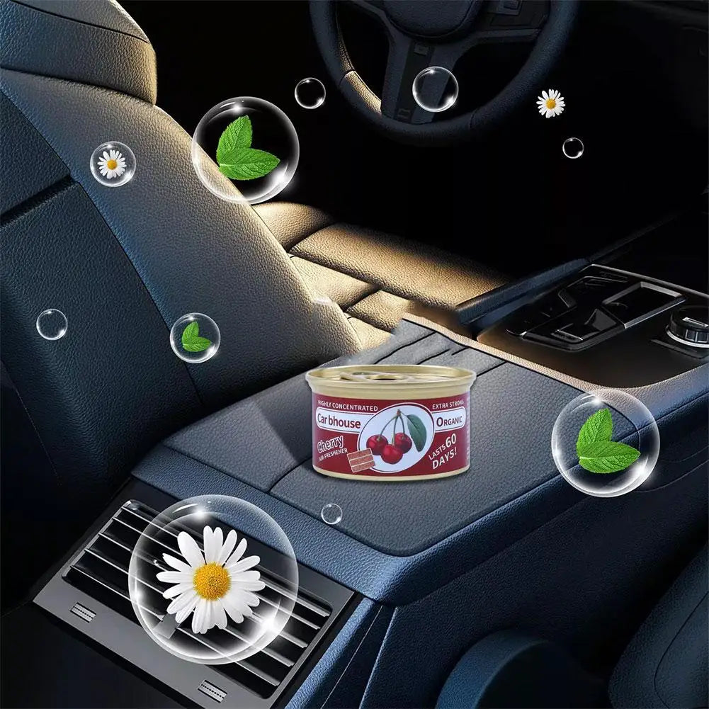 Car air fresheners, fragrance, canned wood blocks, coffee flavor, long-lasting, automotive aromatherapy, car air freshener supplies