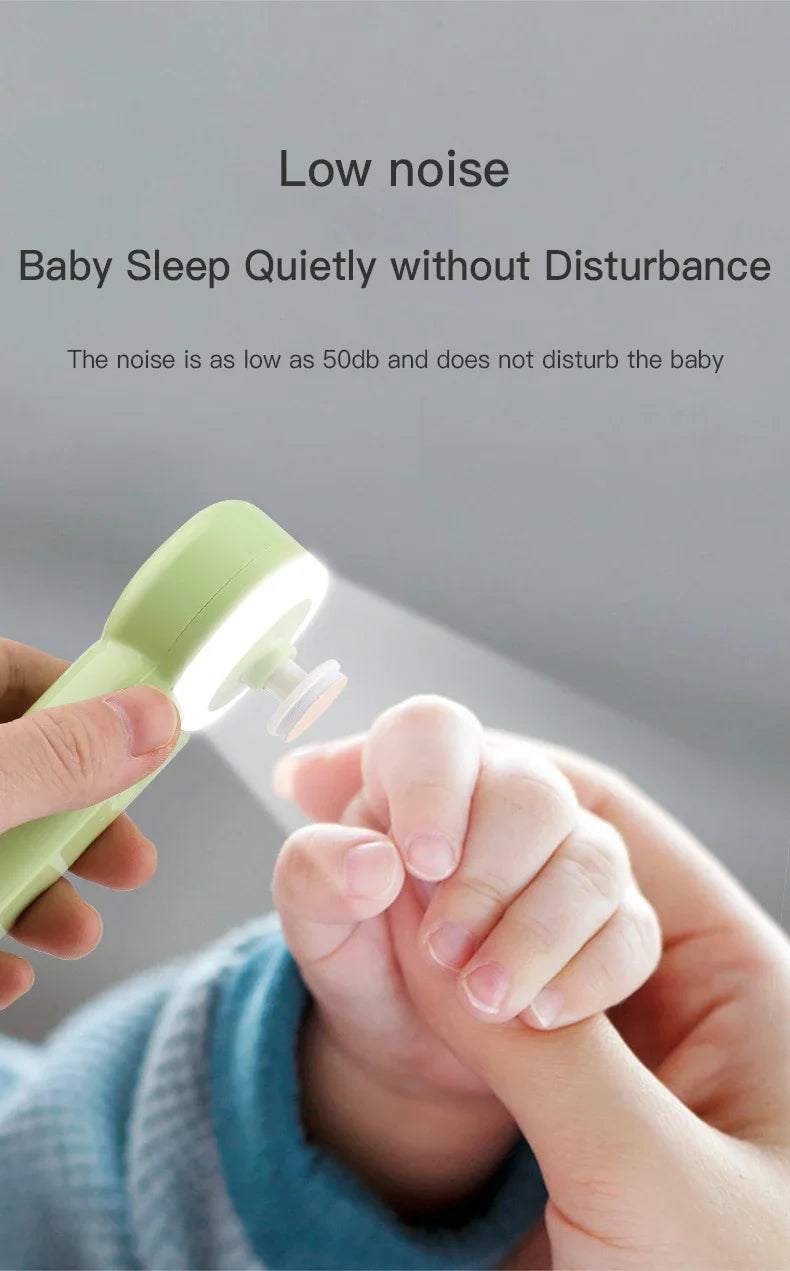 Shoous-Coupe-ongles électrique aste pour nouveau-né, ciseaux anti-serrage pour bébé, ensemble de ciseaux à ongles pour bébé, broyeur à ongles