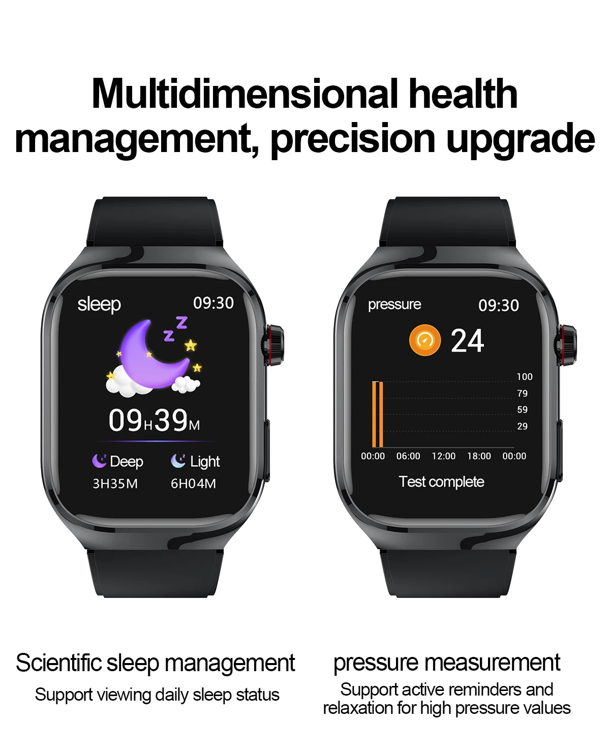 2025 nouvelle montre intelligente ECG femmes BT appel fréquence cardiaque lipides sanguins acide uricique moniteur de santé montres AI voix 650mAh sport Smartwatch