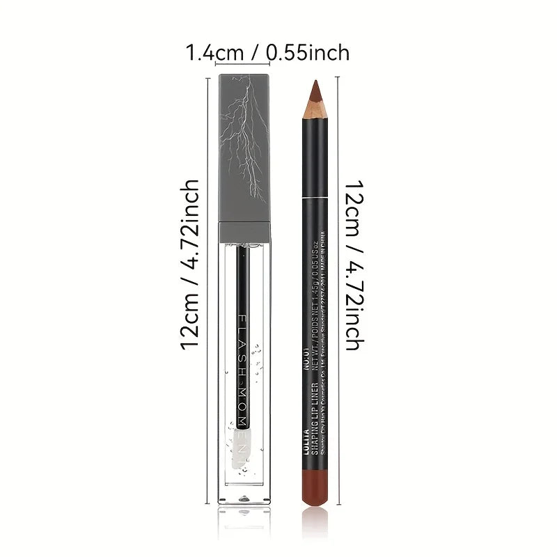 Lip pencil and long-lasting lip oil set – Create gorgeous, versatile looks with our all-in-one lip makeup duo! Halloween M
