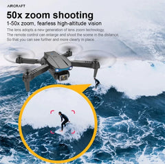 Drone professionnel HD E99Pro 4k double WIFI fpv quadrirotor avion avec évitement d'obstacles pour caméra de Drone de photographie aérienne