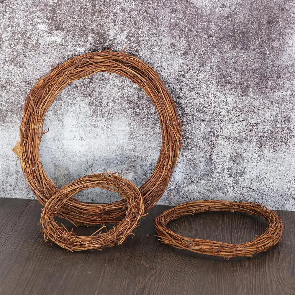 Decorative rattan garland for Ramadan, Eid Mubarak wedding wreath, garland supplies, DIY party, 8cm-30cm