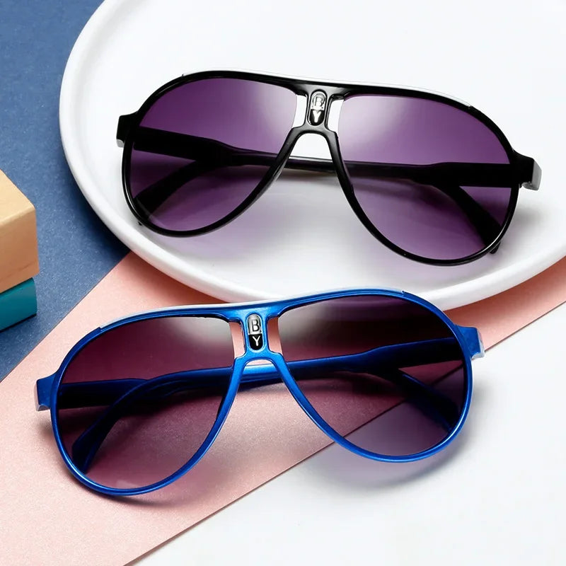 Lunettes de soleil pour enfants, monture colorée, pour filles et garçons, à la mode, UV400