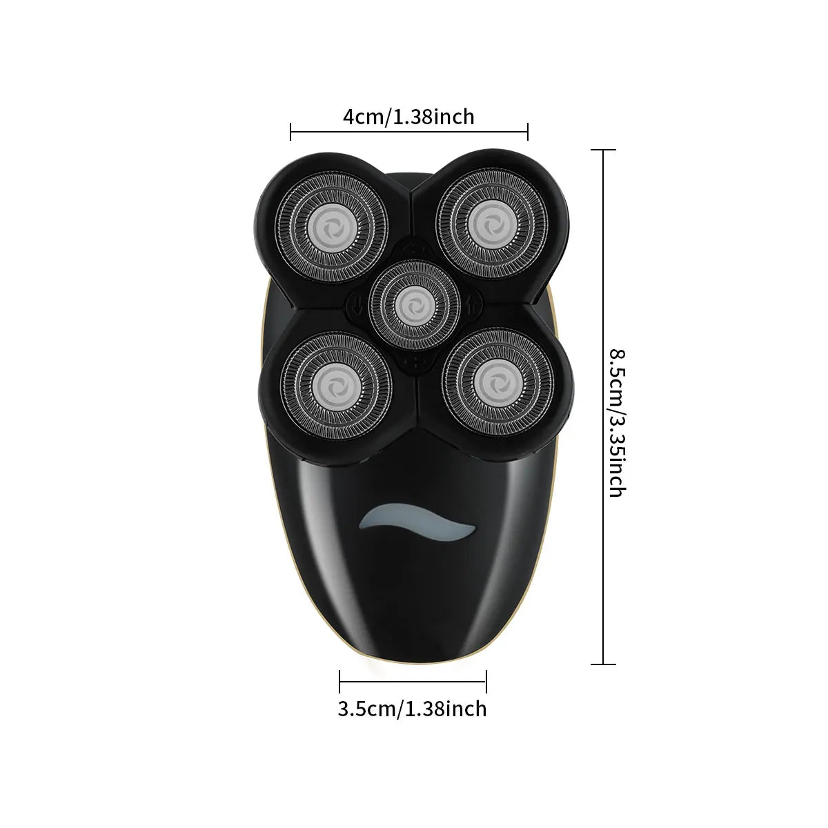 Rasoir électrique pour hommes tondeuse à cheveux tondeuse à barbe rasoir de tête chauve rasoir humide et sec ménage Rechargeable rasage de tête chauve