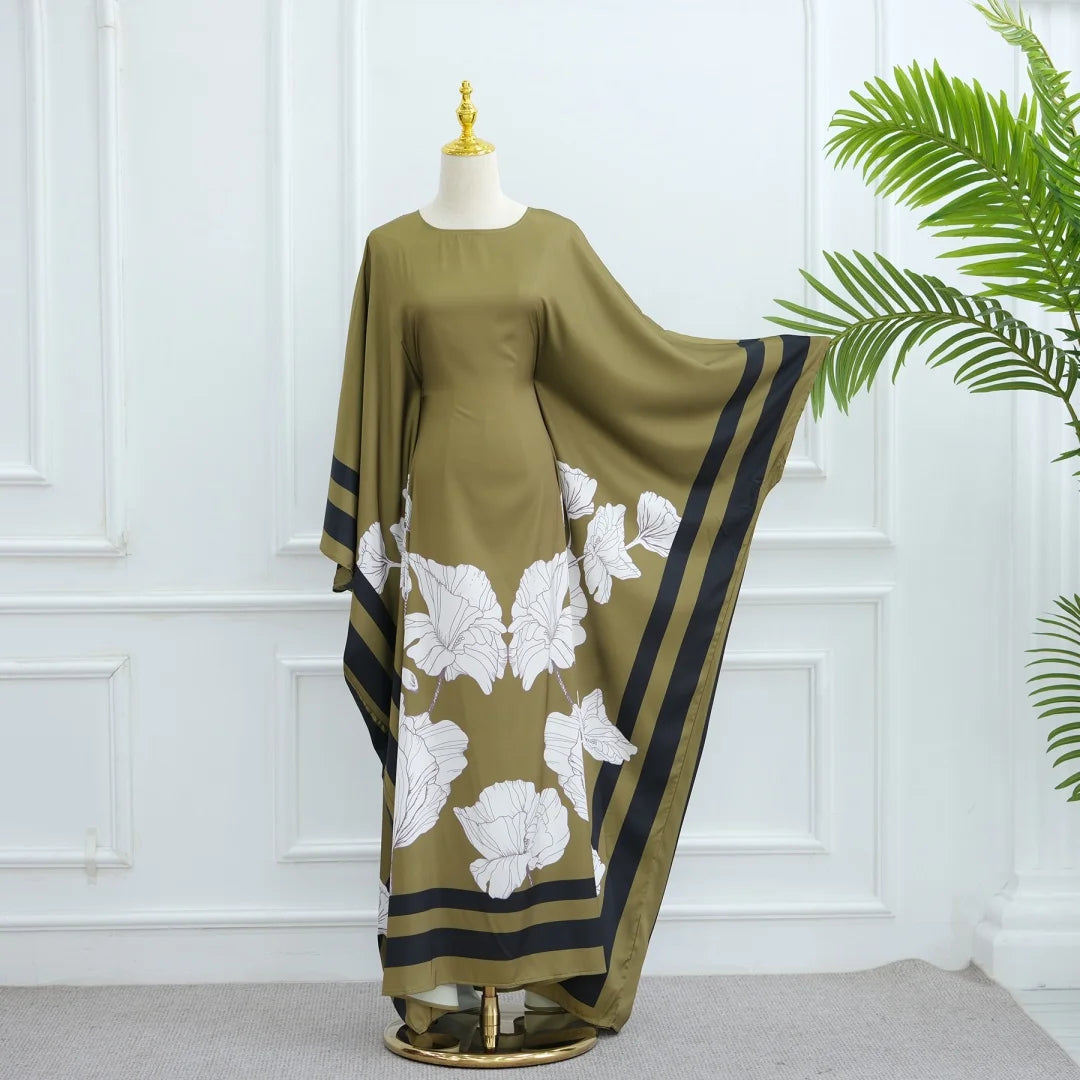 Ramadan Kebaya Muslim Abaya Damen Dubai Luxury Caftan African Dresses for Women Turkey Islam Moroccan Caftan Muslim Women's Dress