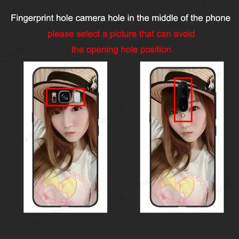 Custom image phone case, tempered glass back cover for OnePlus 13 12R 11 11R 10 Pro 10T 10R 9R 9 Pro, DIY