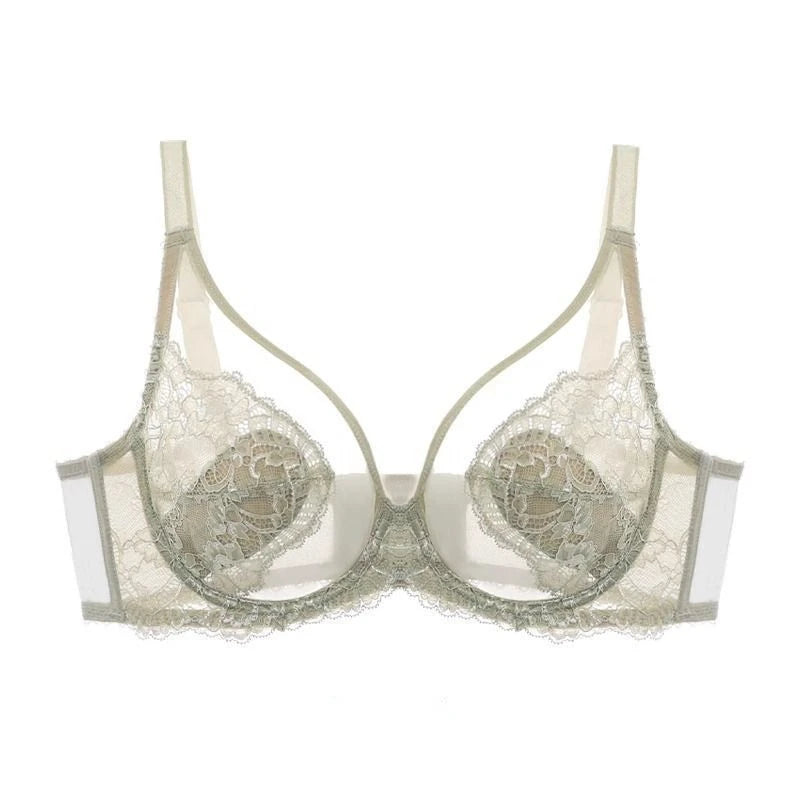 MOYISU Sexy Tushy sous-vêtements femmes gros seins petits seins Hottie ensemble Ultra mince push-up poitrine Anti-affaissement doux soutien-gorge à armatures AB CD
