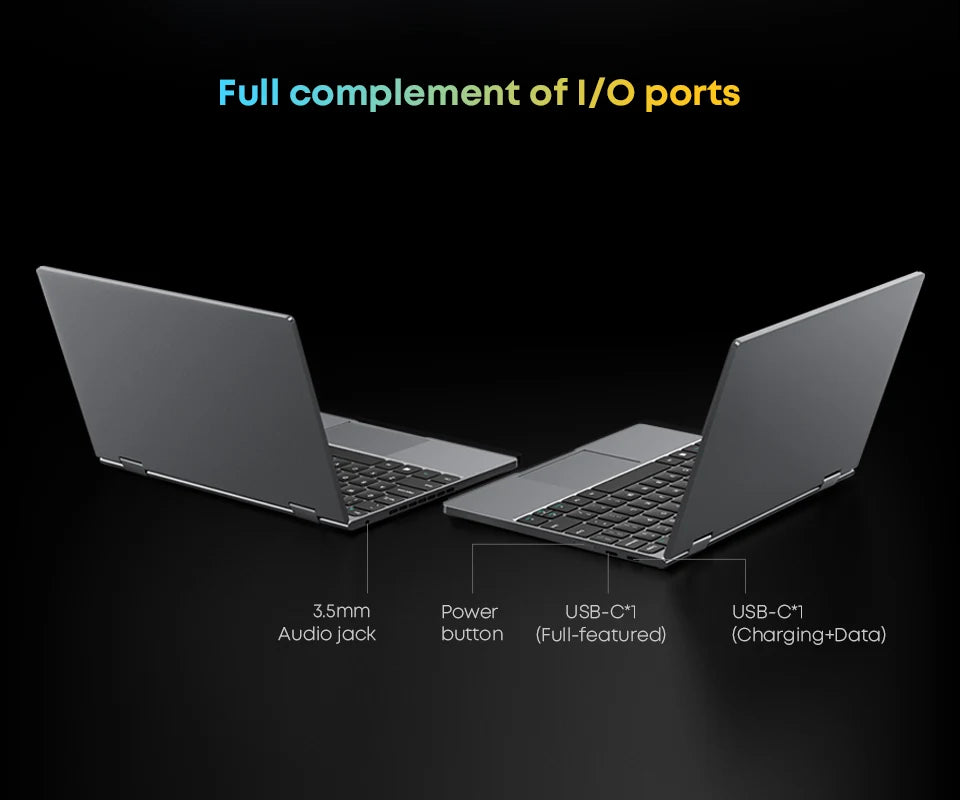 CHUWI MiniBook X Intel N150 10.51 pouces 2-en-1 tablette ordinateur portable 12GB LPDDR5 512G SSD Windows 11 ordinateurs portables Mini ordinateur portable 2K FHD WiFii 6