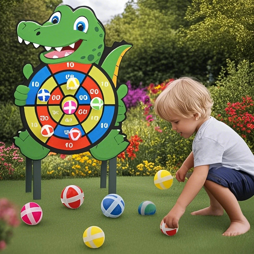 Jeux éducatifs jeu de fléchettes enfants jouet Stickey balle fléchette Sports d'intérieur enfant jeux Montessori pour enfants cadeaux bébé jouets